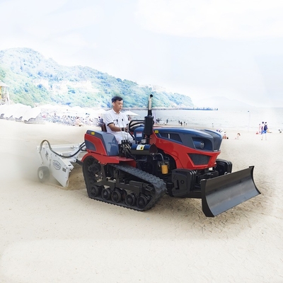 স্পিড 2000rmin Beach Sweeper Machine 150mm ট্র্যাক্টর ড্রাইভ পরিবেশ বান্ধব রক্ষণাবেক্ষণের জন্য