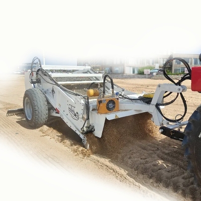 সর্বাধিক ড্রাইভিং গতি 15km/h Ride-On Beach Cleaning Machine with Skid Steer Loaders (স্কিড স্টিয়ার লোডার সহ রাইড-অন বিচ ক্লিনিং মেশিন)